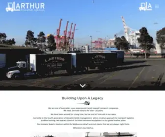 Larthur.com.au(Transport Services) Screenshot