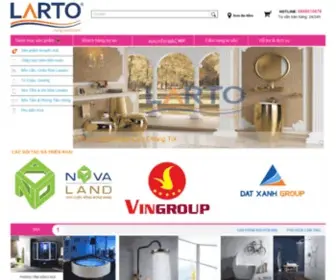 Larto.com.vn(LARTO Thiết bị nhà tắm hoàng gia) Screenshot