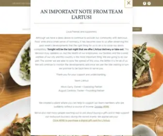 Lartusi.com(An Epicurean Group Restaurant) Screenshot