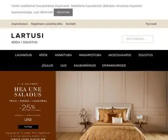 Lartusi.ee(Lartusi on esimene omanäoline kodu) Screenshot