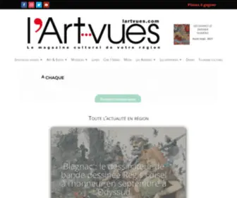 Lartvues.com(Toute l'actualité culturelle de la région Occitanie / Pyrénées) Screenshot