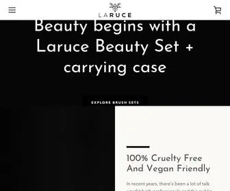 Larucebeauty.com(Laruce Beauty Luxury Makeup Tools) Screenshot