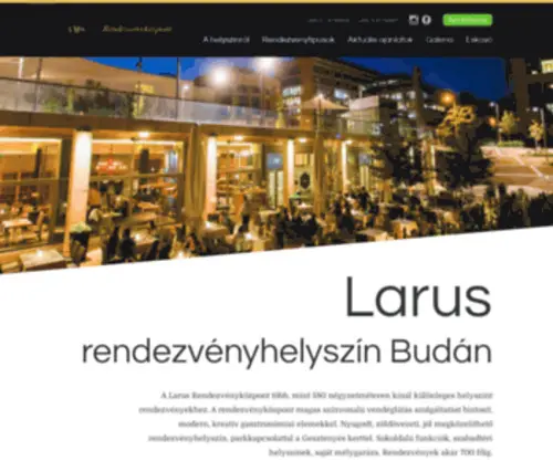 Larusevent.hu(Larusevent) Screenshot