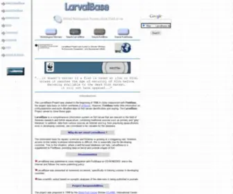 Larvalbase.org(Larvalbase) Screenshot