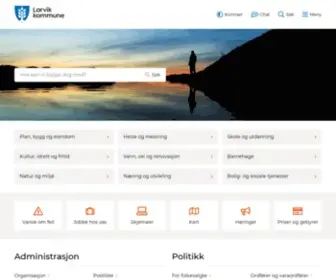 Larvik.kommune.no(Larvik kommune) Screenshot