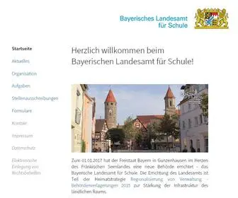 Las-Bayern.de(Das Bayerische Landesamt für Schule ist zuständig für) Screenshot