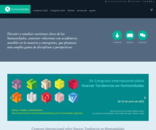Las-Humanidades.com(La Red de Investigación de Nuevas Tendencias en Humanidades) Screenshot