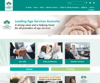 Lasa.asn.au(Leading Age Services Australia) Screenshot