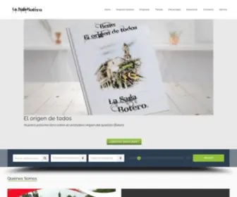 Lasagabottero.com(La saga Botero) Screenshot