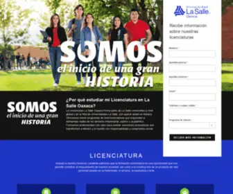 Lasalle-Licenciatura.com(Universidad La Salle Oaxaca) Screenshot