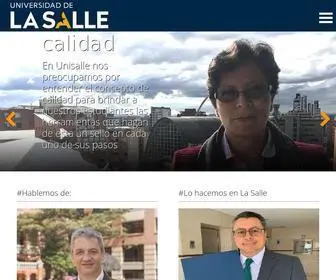 Lasalle.edu.co(Universidad de La Salle) Screenshot