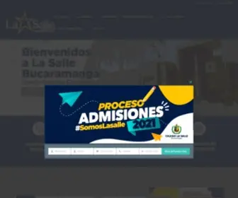 Lasallebga.edu.co(Colegio La Salle Bucaramanga) Screenshot
