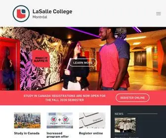 Lasallecollege.com(LaSalle College Montréal) Screenshot