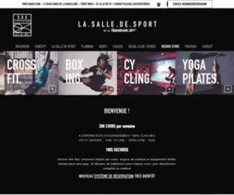 Lasalledesport.paris(Accueil) Screenshot
