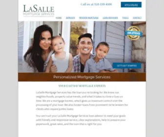 Lasallefinancial.com(Lasalle Mortage Services Home) Screenshot