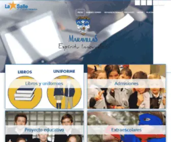 Lasallemaravillas.com(Colegio La Salle Maravillas) Screenshot