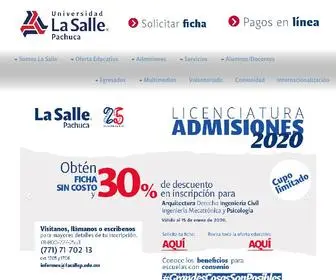 Lasallep.edu.mx(Universidad La Salle Pachuca) Screenshot