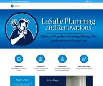 Lasalleplumbing.net(LaSalle Plumbing and Renovations) Screenshot