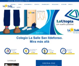 Lasallesanildefonso.es(Colegio La Salle San Ildefonso) Screenshot