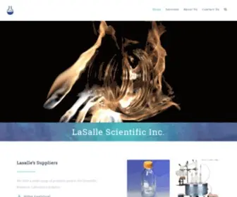 Lasallescientific.com(Scientific Equipment and Glassblowing Ontario Canada) Screenshot