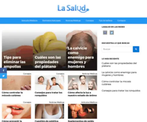 Lasalud.org(La Salud) Screenshot