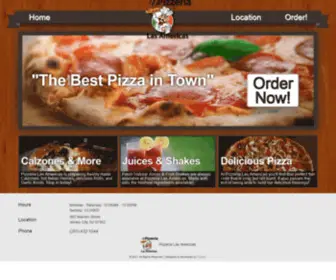 Lasamericaspizza.com(Pizzeria Las Americas) Screenshot