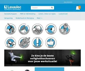 Lasaulec.nl(Lasaulec Technische Groothandel) Screenshot