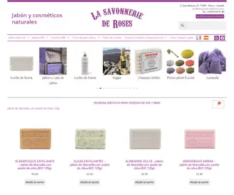 Lasavonneriederoses.com(La savonnerie de roses) Screenshot