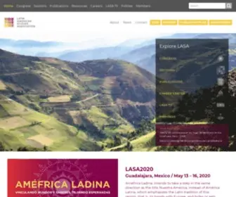 Lasaweb.org(Latin American Studies Association (LASA)) Screenshot