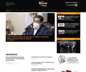 Lasbrevesdecholula.com(Portal) Screenshot