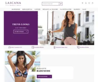 Lascana.de(Traumhafte Dessous & Bikinis finden Sie bei LASCANA) Screenshot