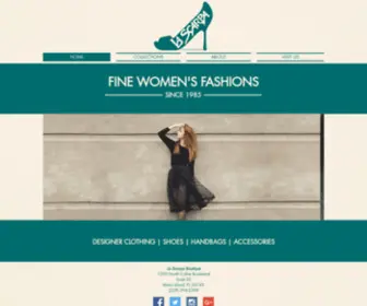 Lascarpaboutique.com(Fine Women's Fashions) Screenshot