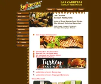 Lascarretas.com(Las Carretas Mexican Restaurants) Screenshot