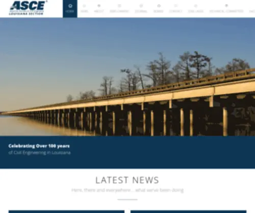 Lasce.org(ASCE Louisiana Section) Screenshot