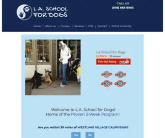 Laschoolfordogs.com(L.A) Screenshot