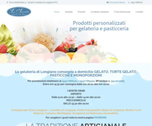Lascintilla.it(Gelato La Scintilla) Screenshot
