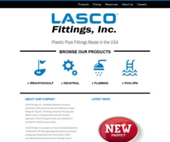 Lascofittings.com(Reliable PVC & CPVC Fittings) Screenshot