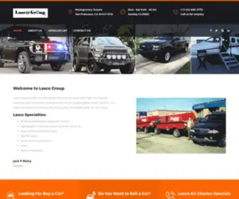 Lascointl.com(Armored Vehicles from Lasco International Group) Screenshot