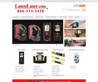 Lascolaser.com(Home of Leica Distos) Screenshot