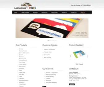 Lascolinasprint.com(Las Colinas Print) Screenshot