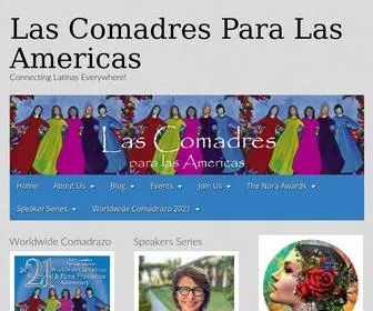 Lascomadres.com(Las Comadres Para Las Americas) Screenshot
