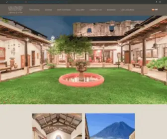 Lascrucesboutiquehotel.com(Las Cruces Boutique Hotel is the best luxury hotel for honeymoon in Antigua Guatemala) Screenshot