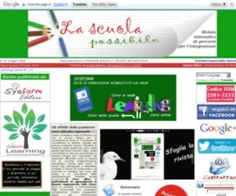 Lascuolapossibile.it(Rivista telematica di percorsi per l'integrazione) Screenshot