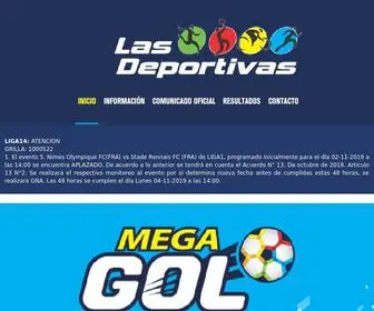 Lasdeportivas.com.co Screenshot