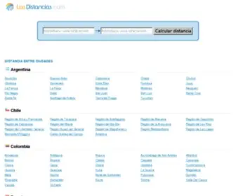 Lasdistancias.com(Distancia entre ciudades) Screenshot