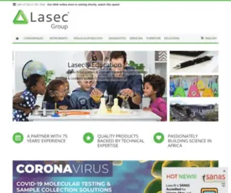 Lasec.com(Lasec® Group) Screenshot