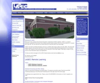 Lasec.org(Lockport Area Special Education Cooperative) Screenshot