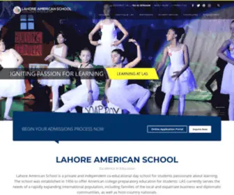 Las.edu.pk(Lahore American school) Screenshot