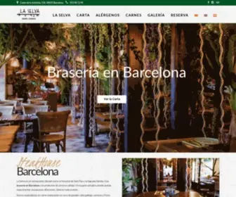 Laselvabarcelona.com(Brasería en Barcelona) Screenshot