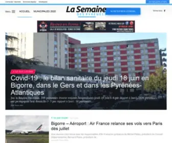 Lasemainedespyrenees.fr(La Semaine des Pyrénées) Screenshot